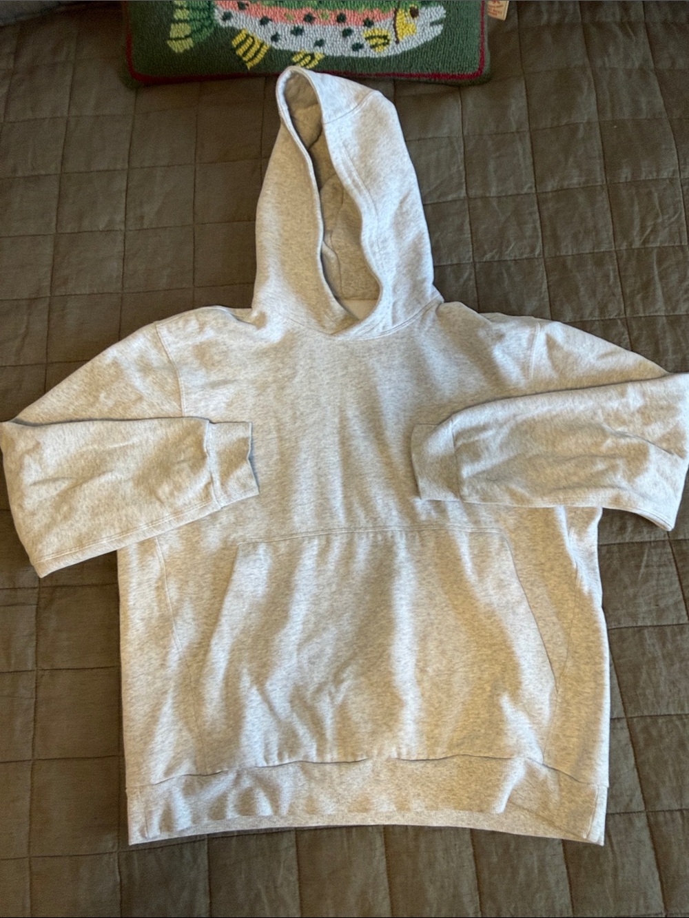 lululemon athletica Light Gray Men's Hoodie Sweater